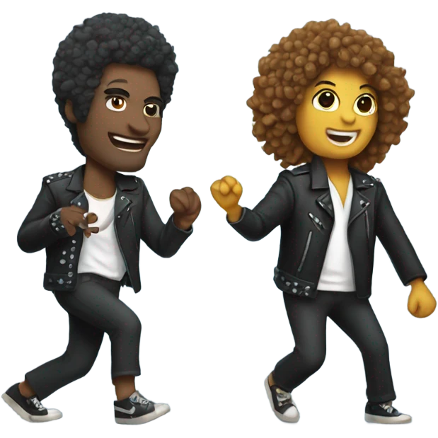 Rock and roll dancers  emoji