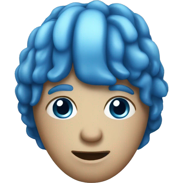 blue Poulpe emoji