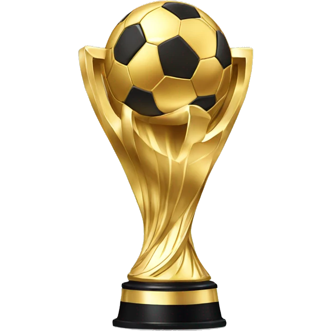 world cup trophy cartoon emoji
