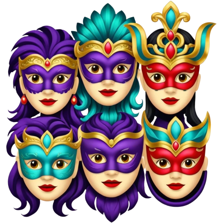 Masquerade Characters emoji