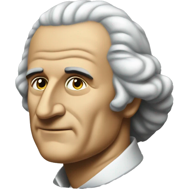jean-jacques rousseau, philosopher emoji