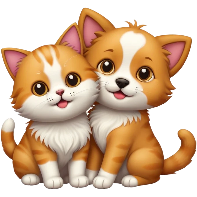 Cat dog emoji