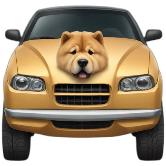 chow chow car emoji