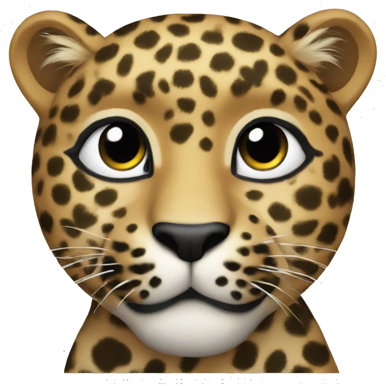 Leopard heart emoji