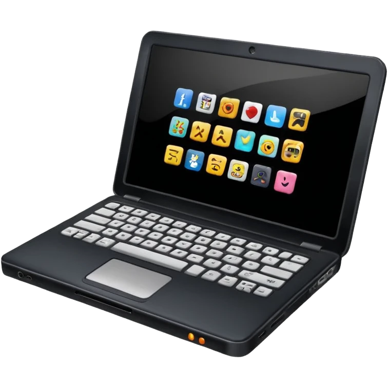 90's laptop emoji