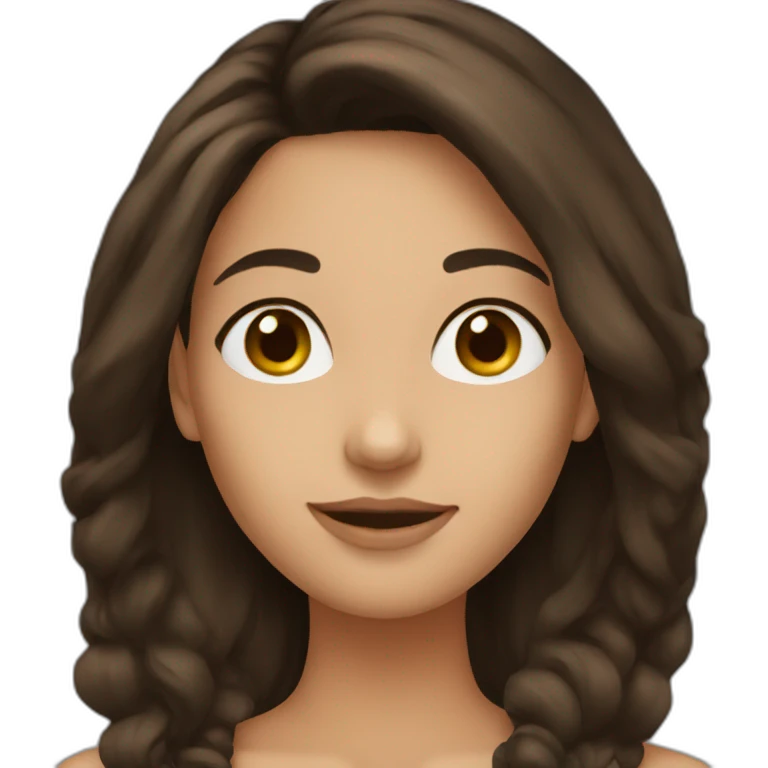 brunette emoji