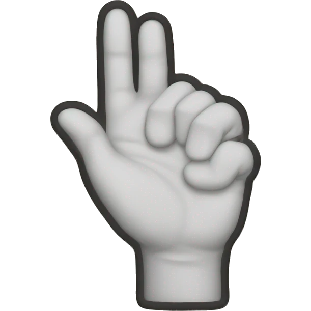 I ove you hand emoji