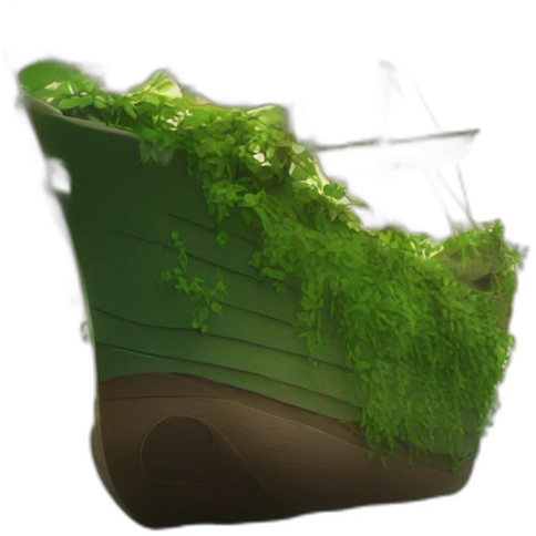 Ship-over-jungle emoji