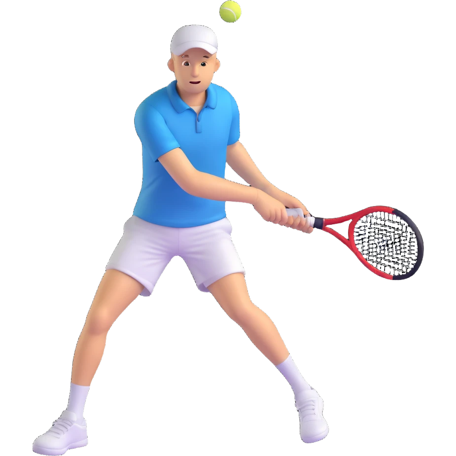 man playing tennis emoji