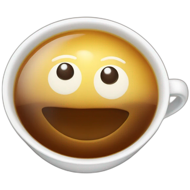 Moi buvant du thé emoji