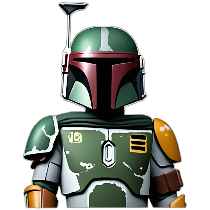 Boba Fett, Pixar Style emoji