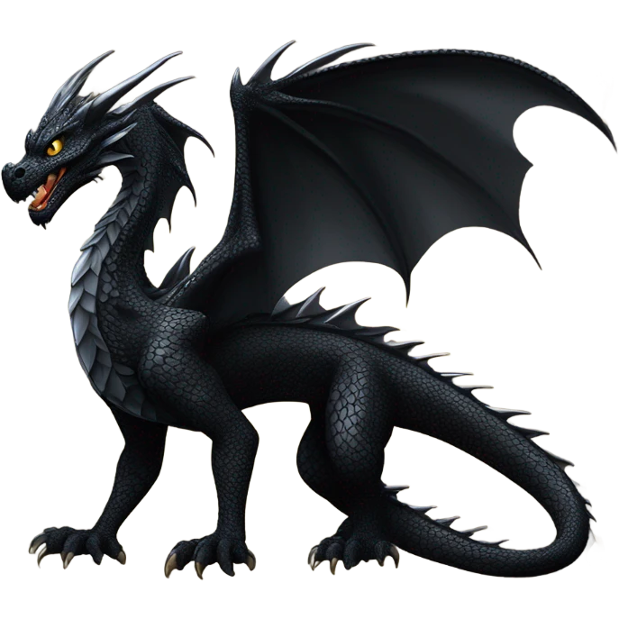Black dragon emoji