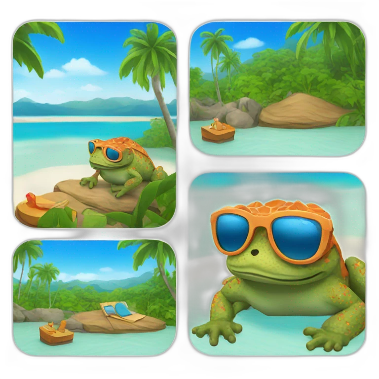 Bufo vacation emoji