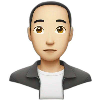 Asiatique homme skinny emoji