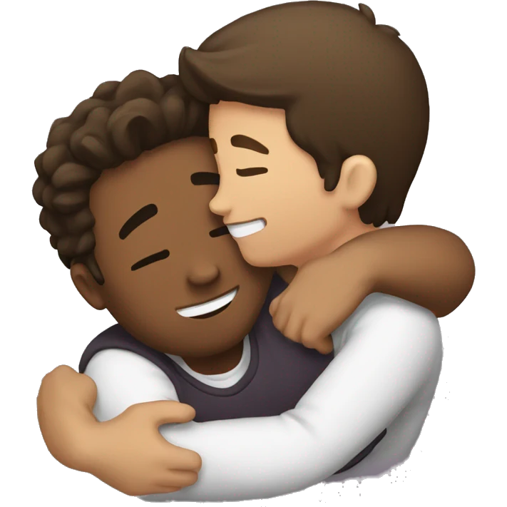 Hugging your boyfriend  emoji
