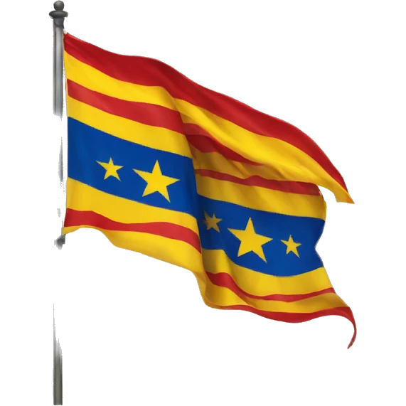 La senyera és la bandera de catalunya emoji