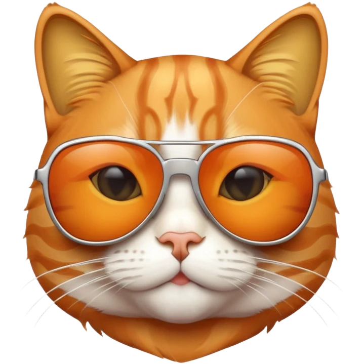 cool cat wearing sunglasses emoji