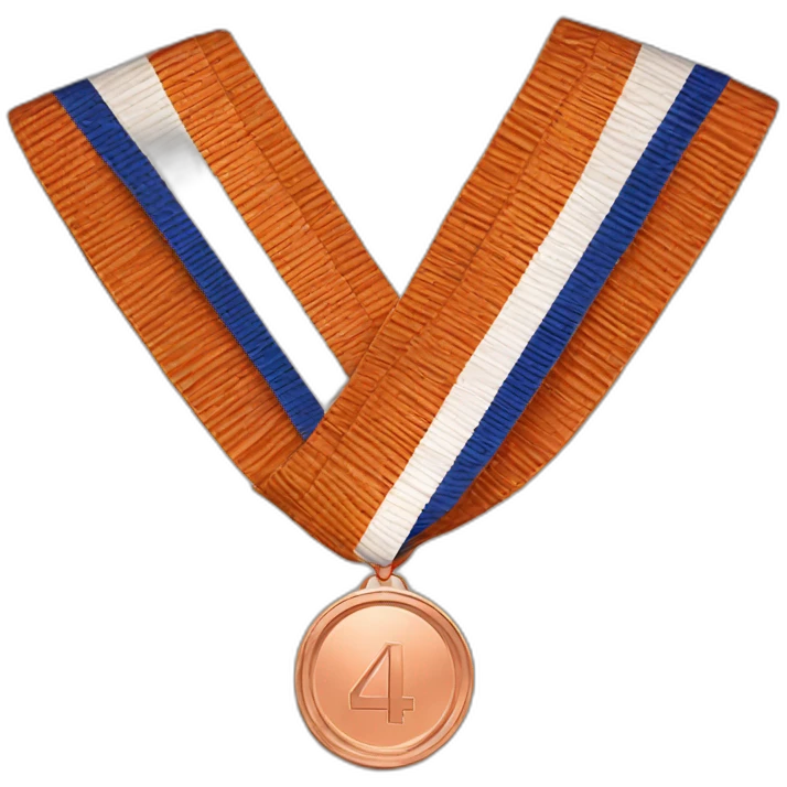 Copper 4th place medal emoji