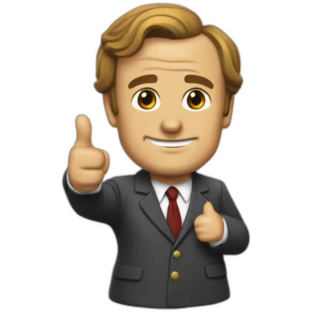 Saul Goodman with thumb up emoji