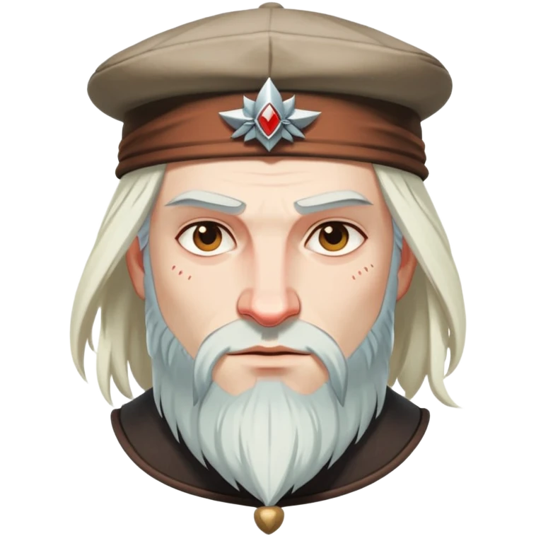 The Witcher in a Kshanka Hat  emoji