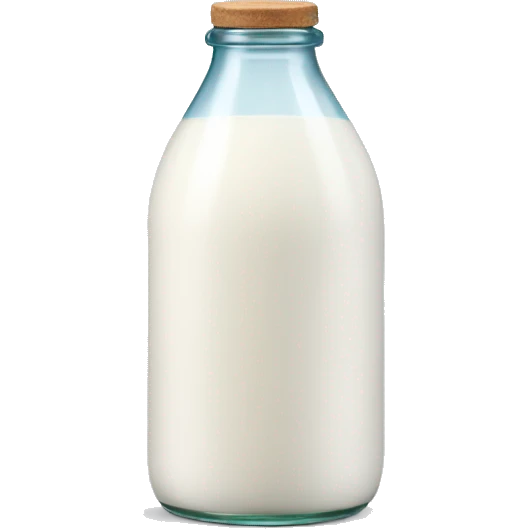 aesthetic milk bottle  emoji