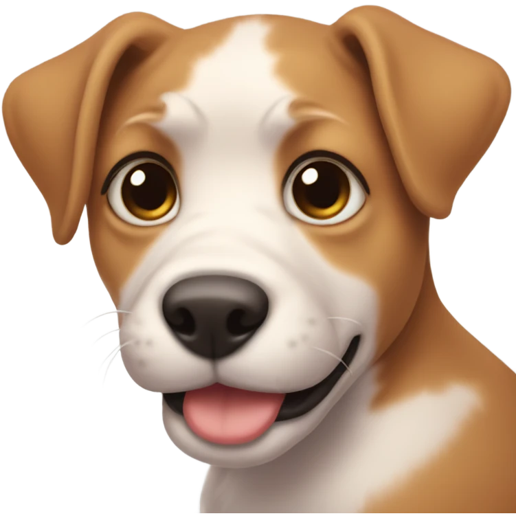 Blushing face with puppy eyes emoji