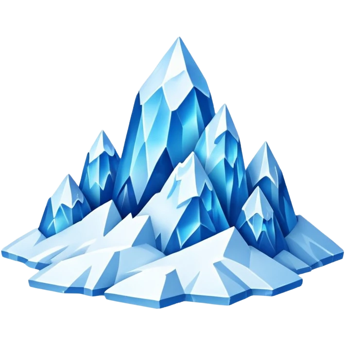 ice mountain emoji