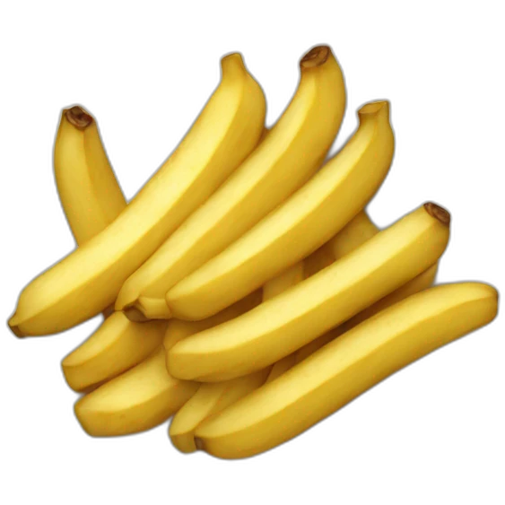 Plates banana fries emoji