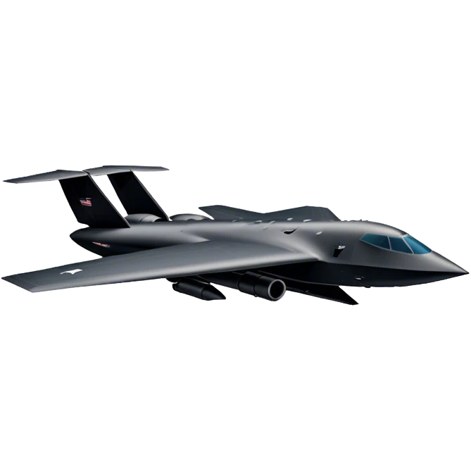 B-2 Spirit bomber - Northrop B-2 (Model Year: 2021) (Iconic colour: Stealth black) emoji
