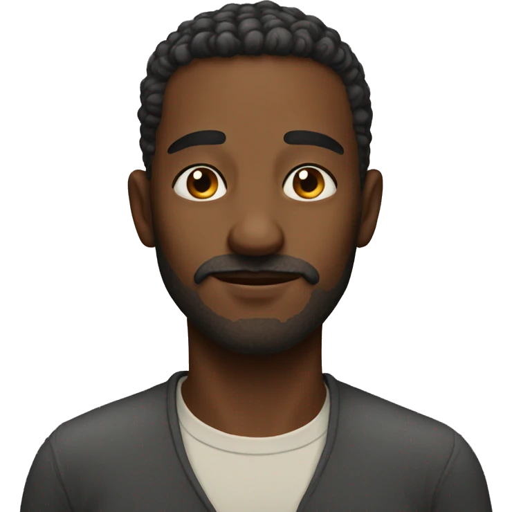 intimate  portrait of man emoji