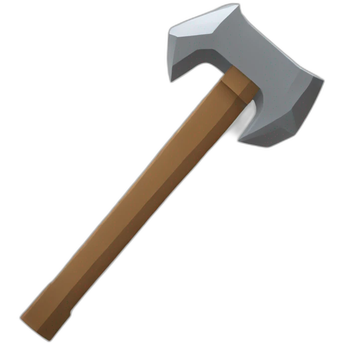 pickaxe from minecraft emoji