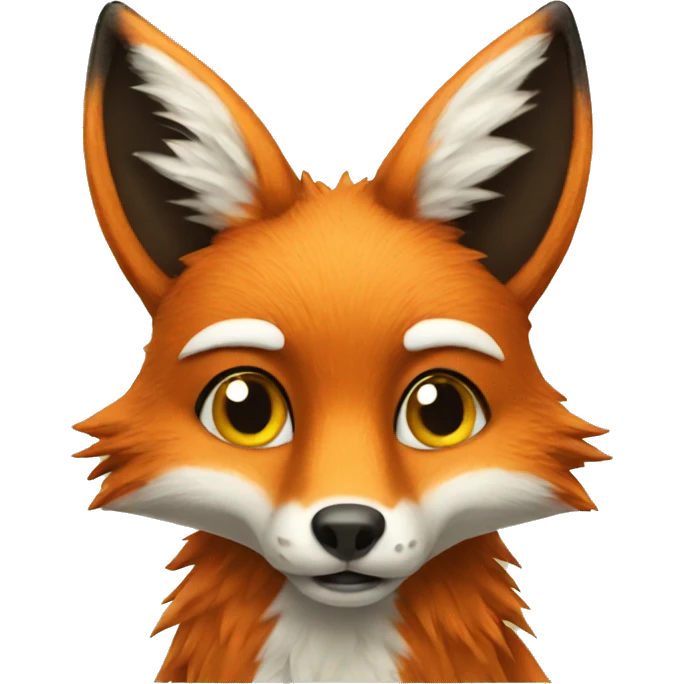 fox with caterpillar emoji