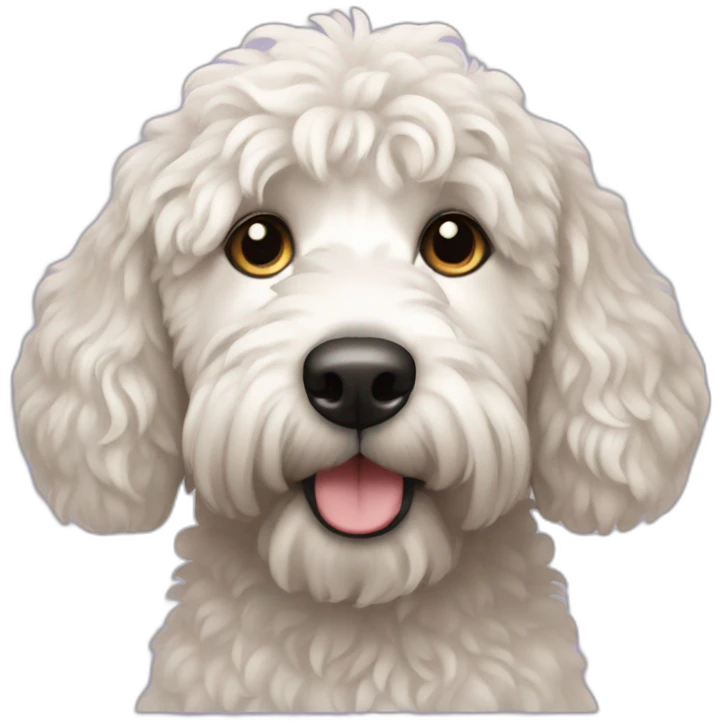 bernadoodle dog emoji