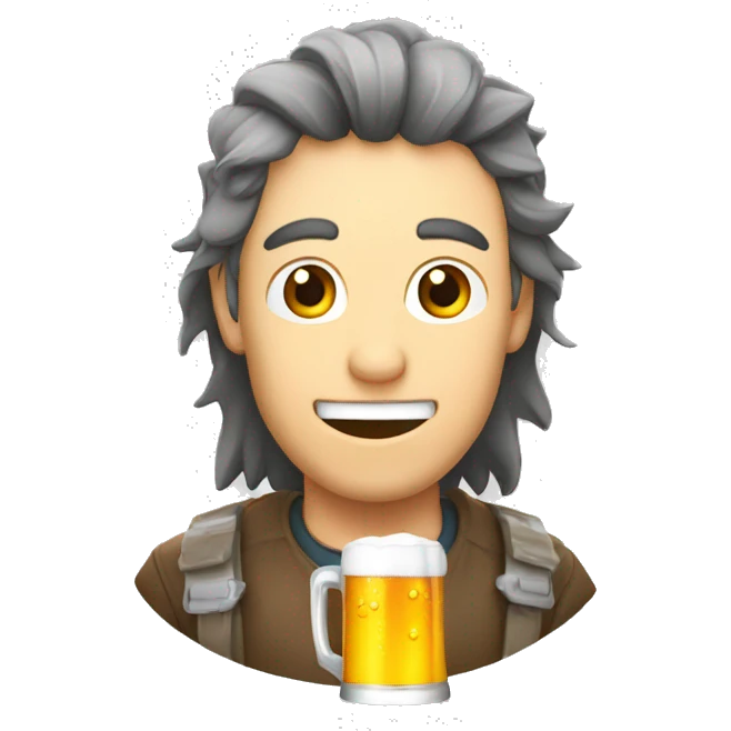 Inoxtag qui boit de la bière emoji