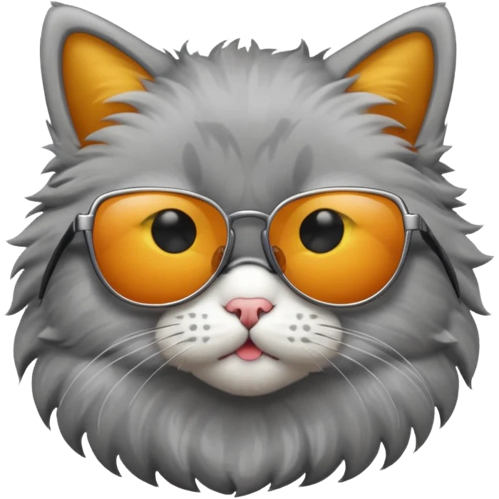 Cat wearing sunglasses emoji
