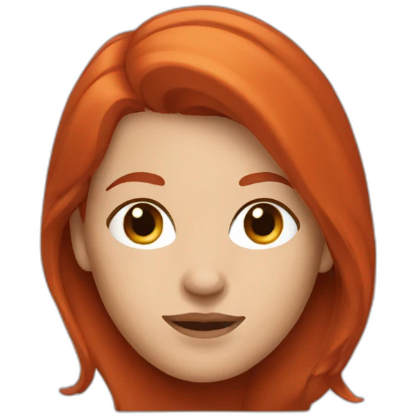 redhead woman emoji