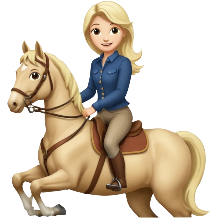 women on horse emoji