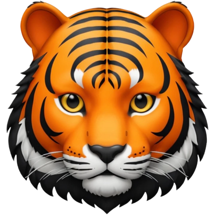 Black tiger emoji