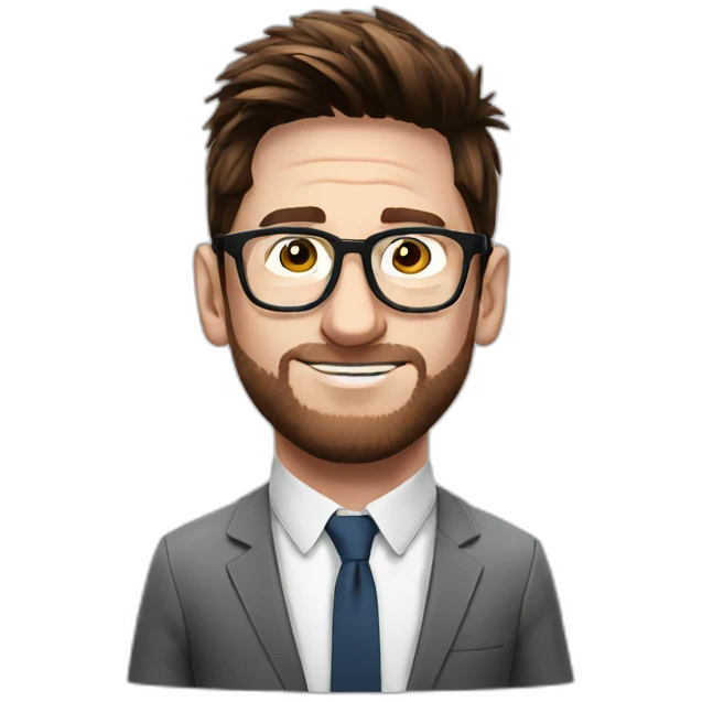 messi with glasses emoji