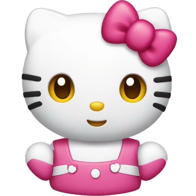 Hello kitty qui est amoureuse  emoji