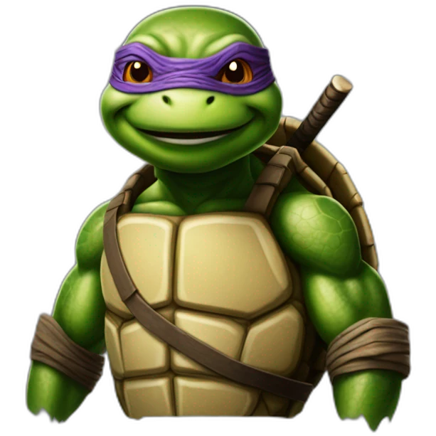 ninja turtle hyper realistic emoji