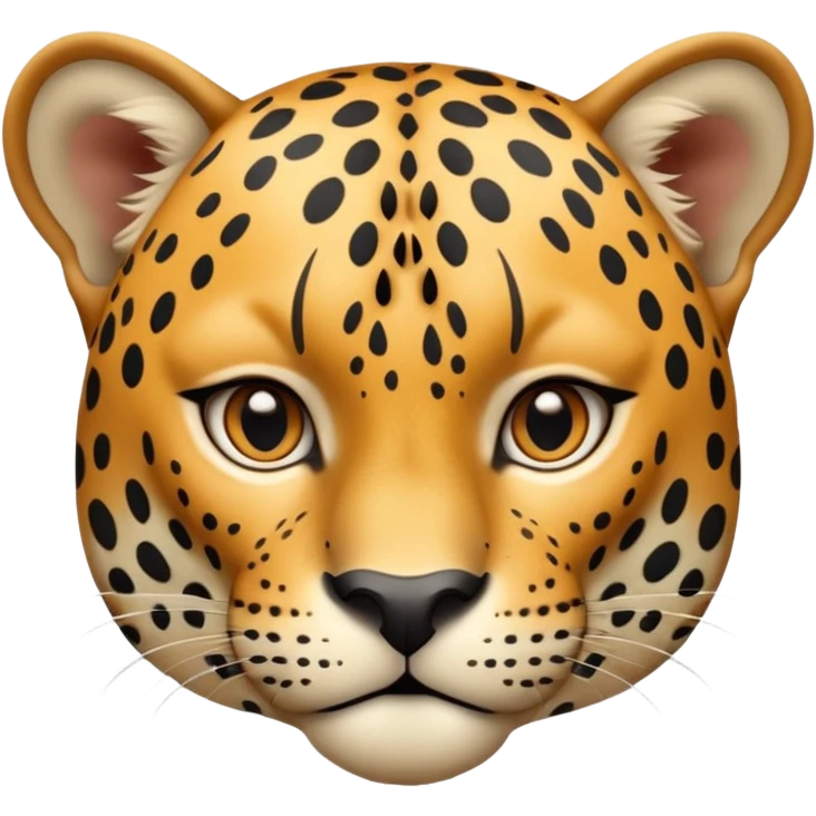 A high-resolution photo-realistic digital illustration of a young jaguar, chest upward A high-resolution, photo-realistic digital illustration of a majestic young jaguar emoji