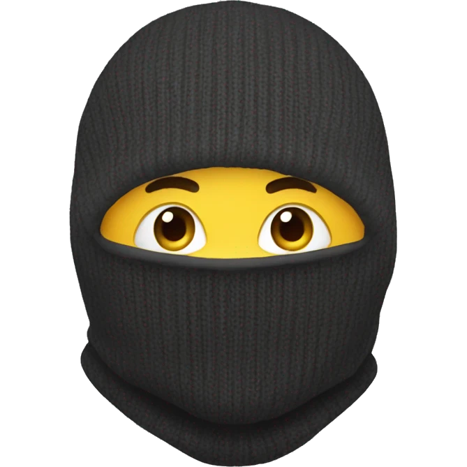 Crazy Balaclava emoji