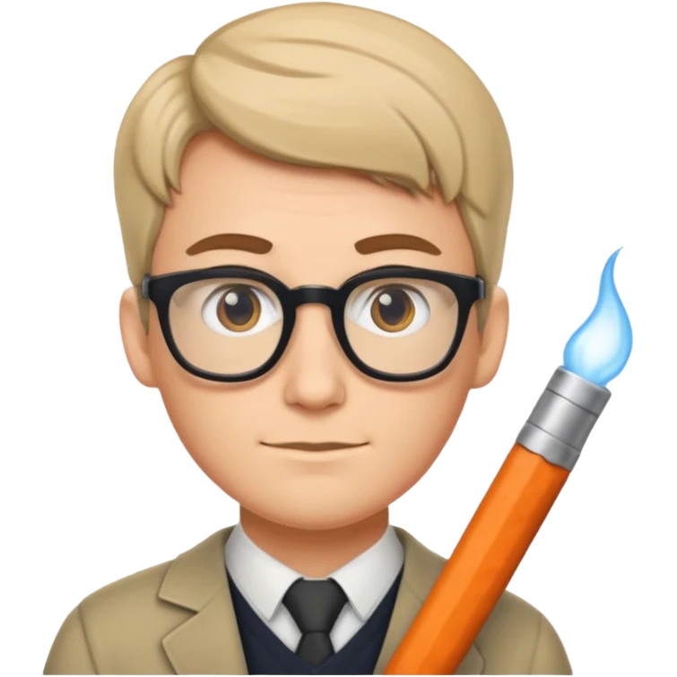 Nerd emoji with a blunt emoji