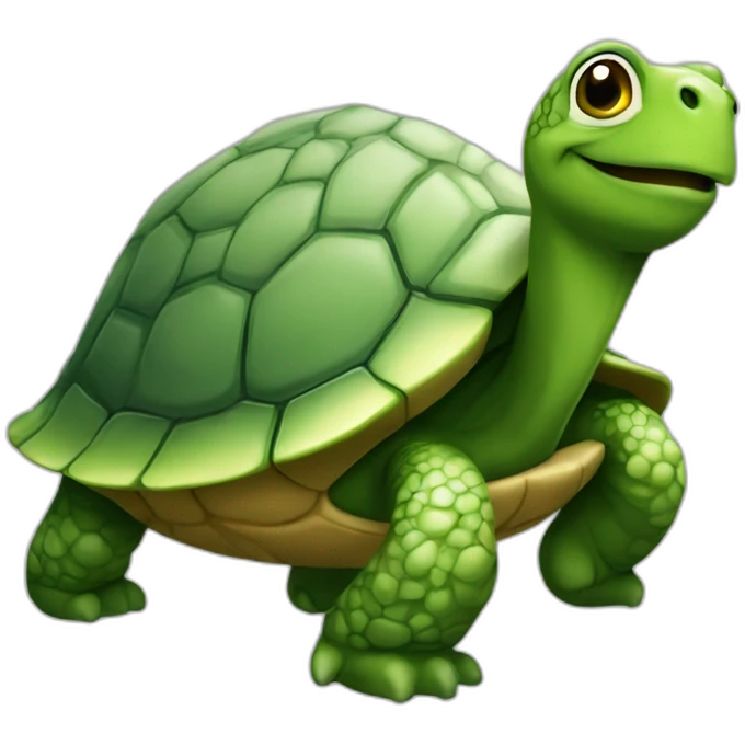 écureuil sur tortue emoji