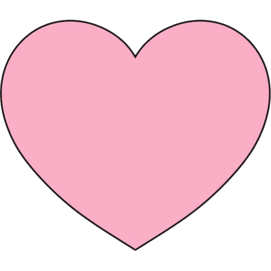 light pink heart emoji