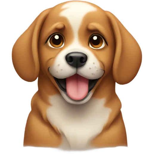 Dog cute  emoji