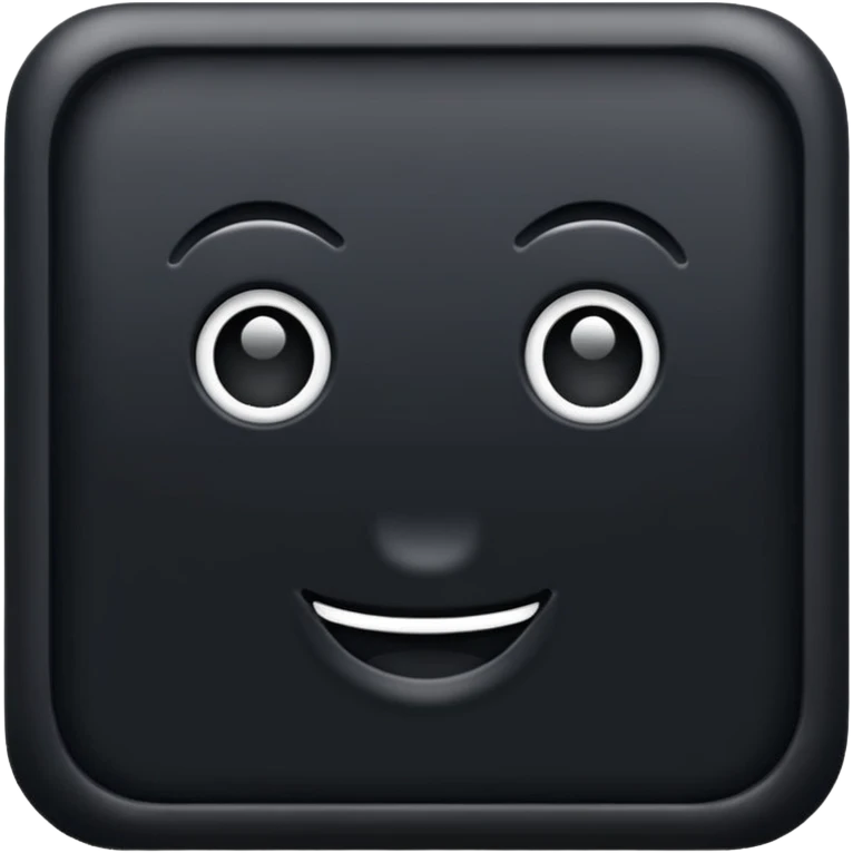 ⬛ this emoji but blacker and no highlight  emoji