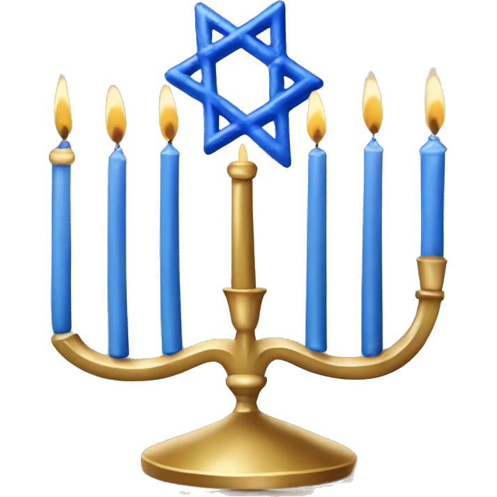 Jewish Hanukkah holiday emoji