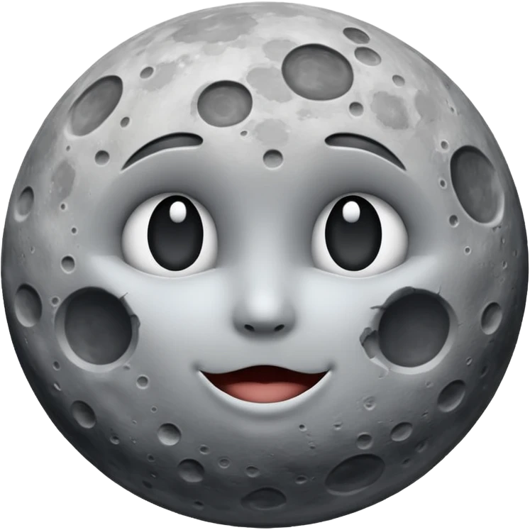 simple moon emoji